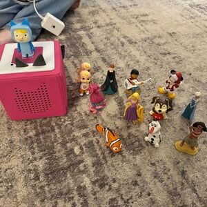 -Tonies Player- Pink Cube Speaker